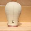 Cork Canvas Mannequin Head Stand for Wig Styling and Display