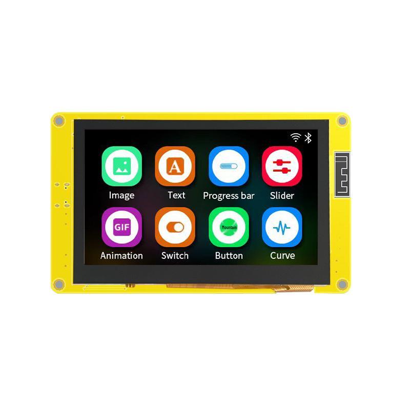 4.3-inch ESP32S3 Touchscreen IoT Development Board with WiFi, Bluetooth, Smart LCD Display, and LVGL