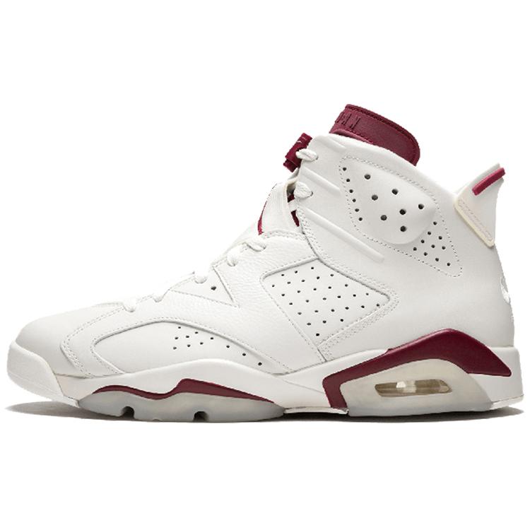 New JORDAN 6 Retro Maroon 2015 384664-116