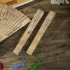 Exquisites Chinese Culture Handheld Fan Decorative Wood Handheld Folding Fan with Detailed Carving for Gift and Decors