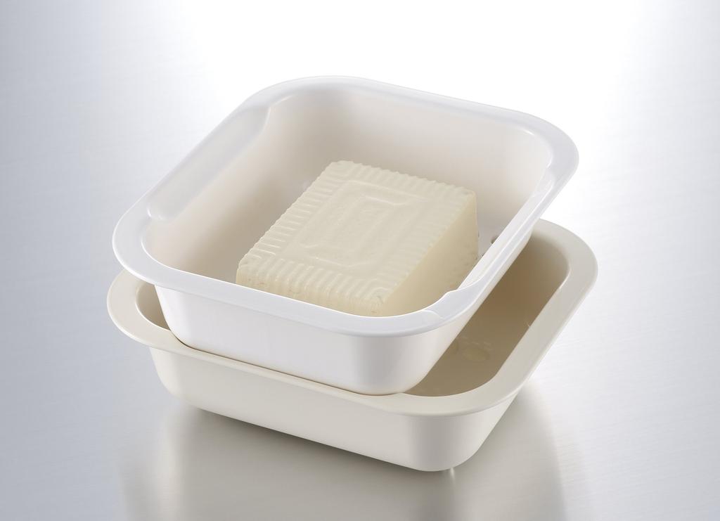 purchase of 2 Richell Colander Tray Rectangle M with Ivory Draining cooking made in Japan [Bulk sets] & lid, bowl, colander, tray, utensils,
