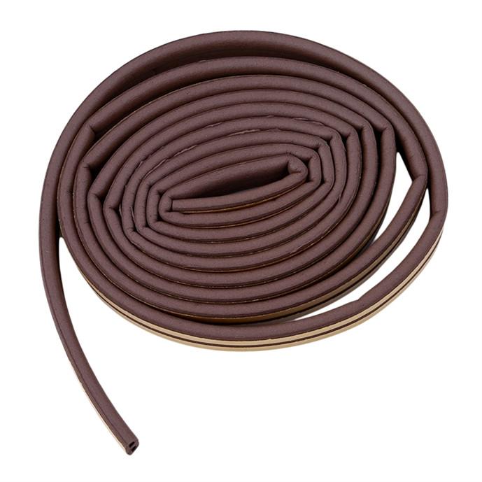 Home Window Sealing Soundproofing D Type Tape Self Adhesive Collision Avoidance Seal Strip Foam Home Supplies