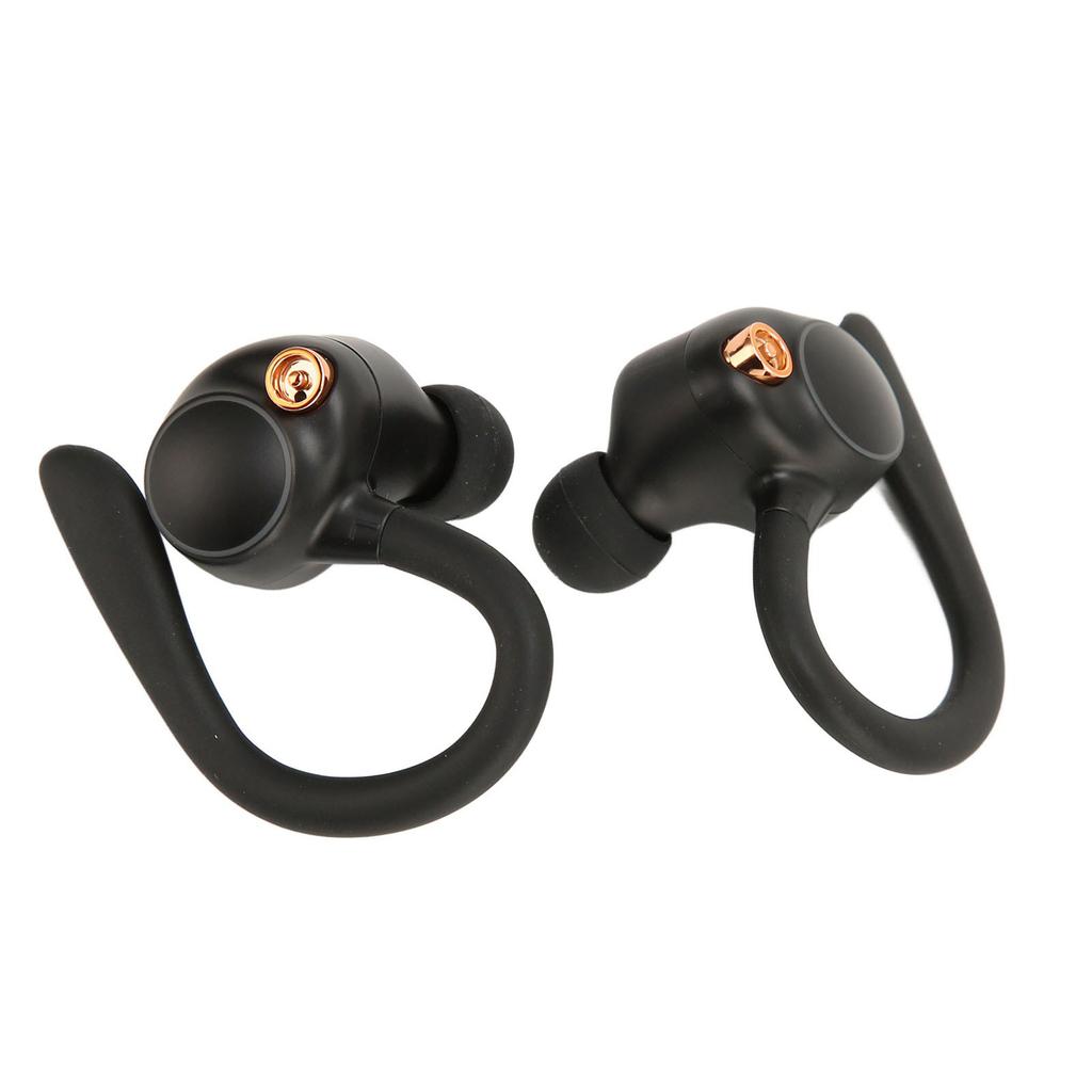 Bluetooth 5.3 Earbuds Stereo IPX7 Waterproof Noise Reduction Low Latency HD Ear Hook HiFi Wireless E