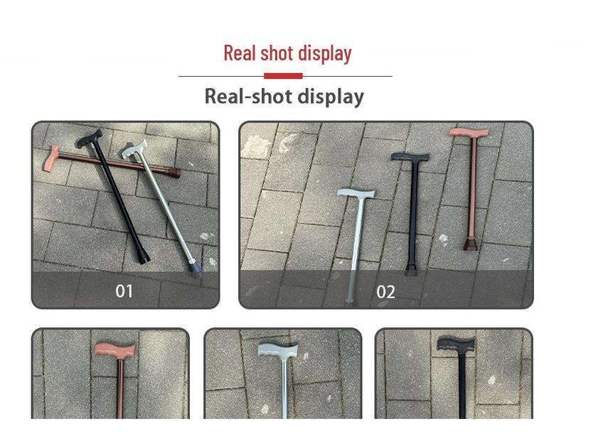 Lightweight Retractable Non-Slip Aluminum Trekking Pole Walking Stick