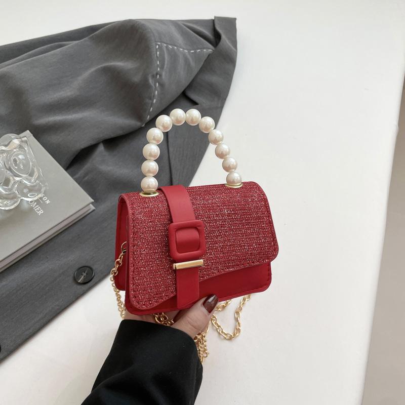 

Trendy new spring leisure 2025 simple fashion shoulder crossbody portable small square women s bag красный