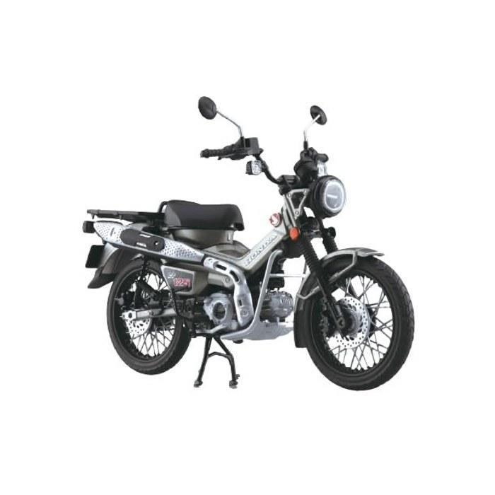 Skynet 1/12 Finished Bike Honda CT125 Matt Armored Silver Metallic Multicolor
