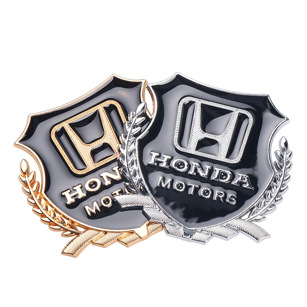 Pgnkd1 For Honda Civci FIT CRV Accord Jazz HRV Dio Stepwgn Prelude Insight Metal Car Sticker Mai Sui Side Logo Window Body Car Logo