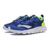 Li Ning Kids Non-Slip Anti-Kick Shock Absorbing Wear-Resistant Breathable Low-Top Running Shoes Kids Running Shoes Blue Green YKFR024-71
