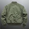 Herren Plus Size Lockere Baumwoll-Baseballjacke - Herbst/Winter Pilot Style Oberbekleidung.