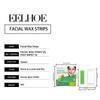 Facial Hair Removal Wax Strips Gentle Painless Hair Removal No Residue  for Daily Use Portable Wax Paper for Home Beauty Salon