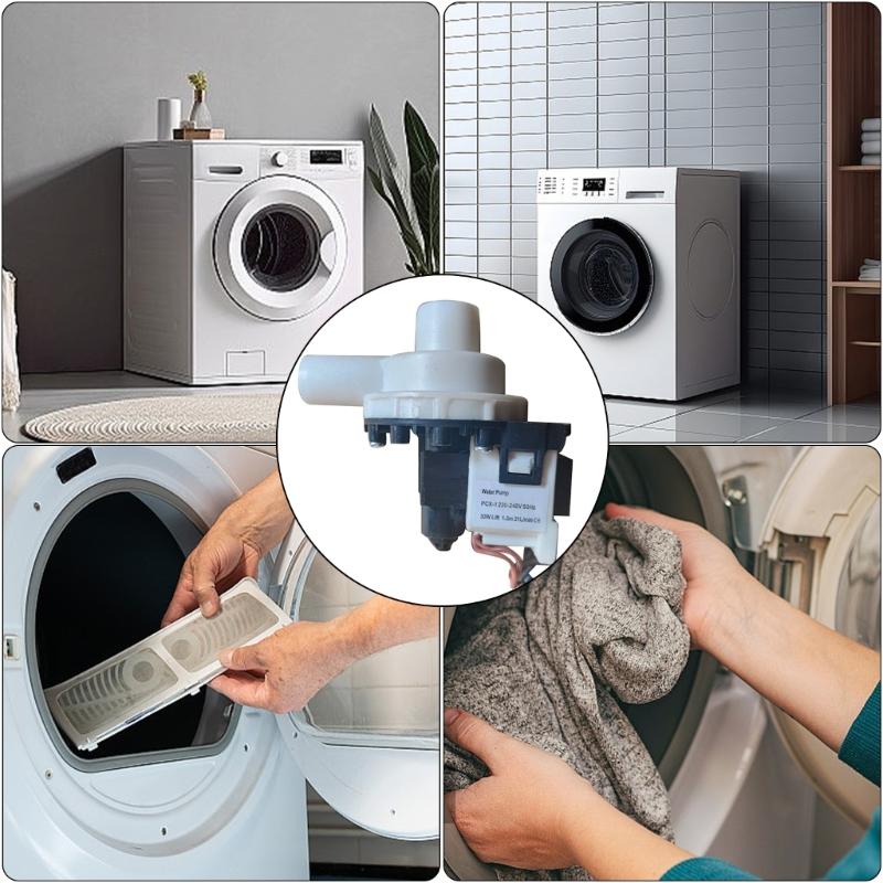 Washing Machine Drain Pump Assembly Drainage Motor Washer Part Washing Machine Drain Pump Water Pump Drain Motor
