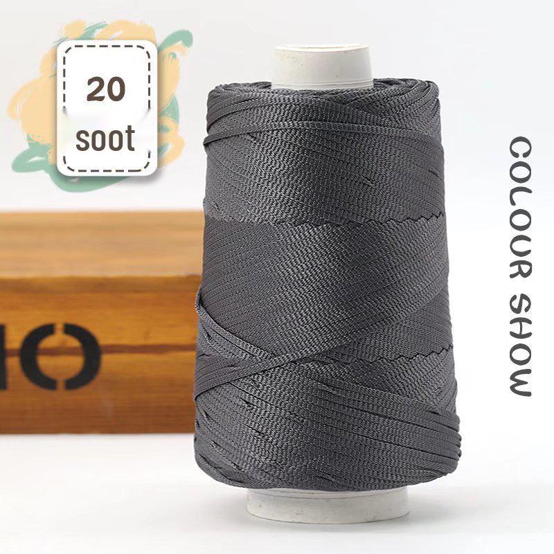 Lightweight Mercerized Cotton & Linen Thread for Hats, Shoes, Bags, Cushions. Perfect for Handmade Crafts with Upgraded Silk Line.