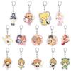 55MM Anime Cardcaptor Sakura Keychain Kinomoto sakura/CERBERUS/LI SYAORAN Key Chain Acrylic Model Plate Christmas Gifts