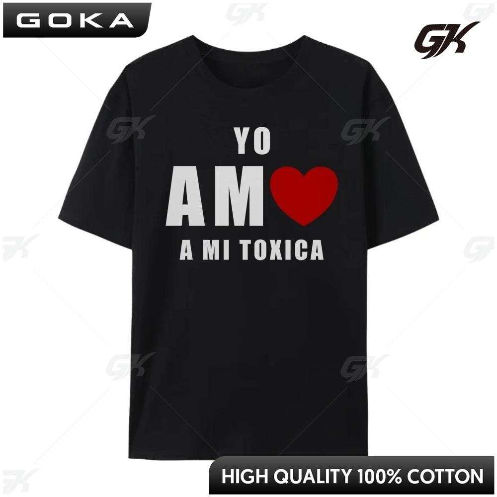 

Yo Amo A Mi Toxica San Valentin Plain Graphic T Shirts Wholesale Unisex Gifts For Men Round Short Sleeved 4XL
