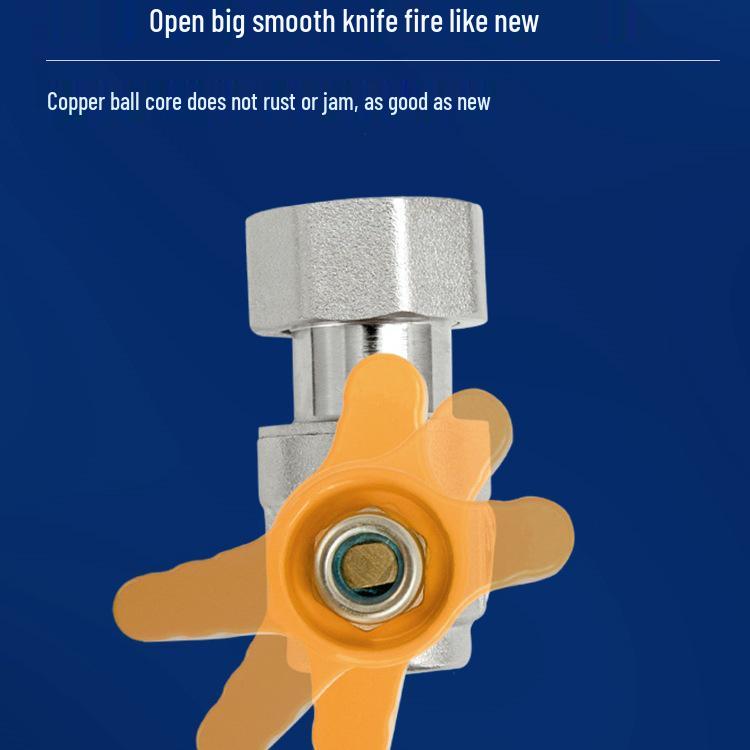 All-Copper Valve Manifold: Three-Way Union, Male/Female Thread Ball Valve for Underfloor Heating and Wall-Hung Boilers