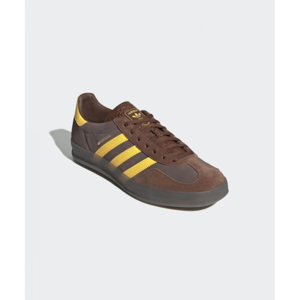 Adidas Gazel Indoor   Brown Yellow Ji2588