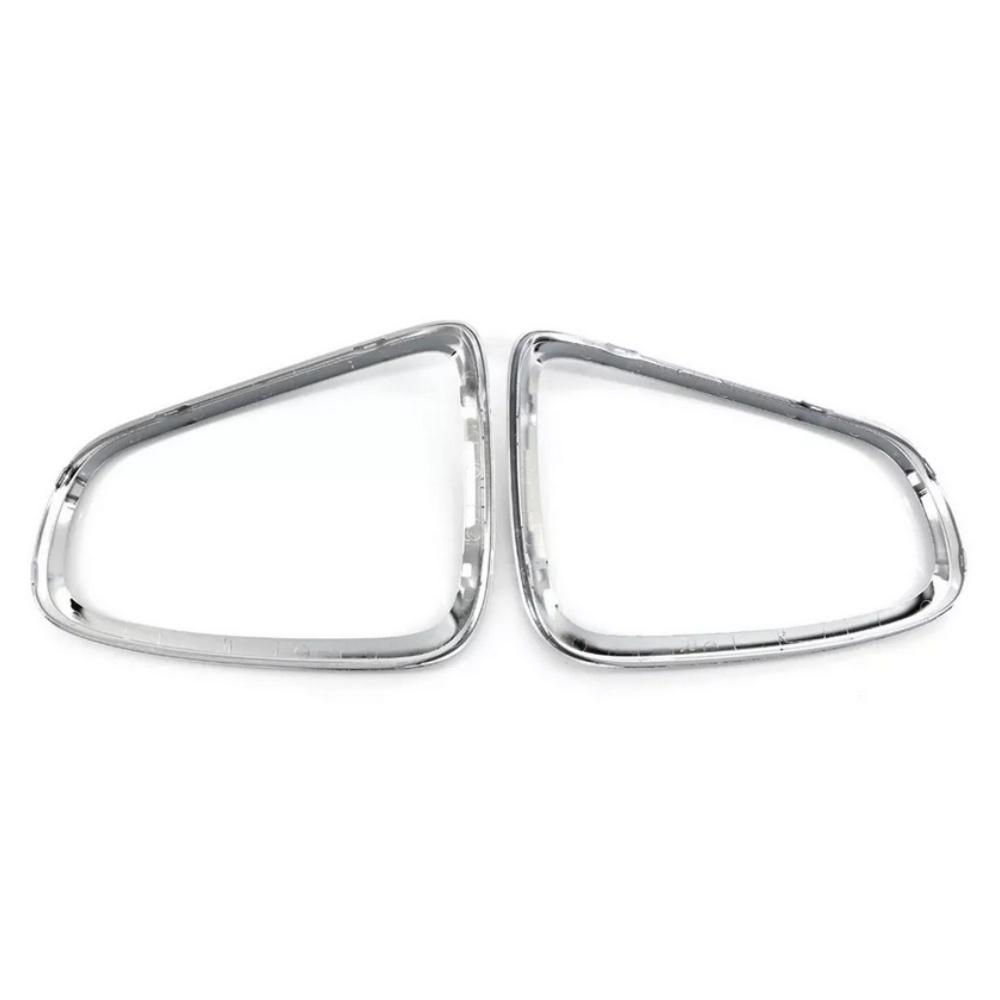 2Pcs Silver Tail Light Trim Bezel For BMW Mini Cooper R56 R57 R58 R59 2007-2014