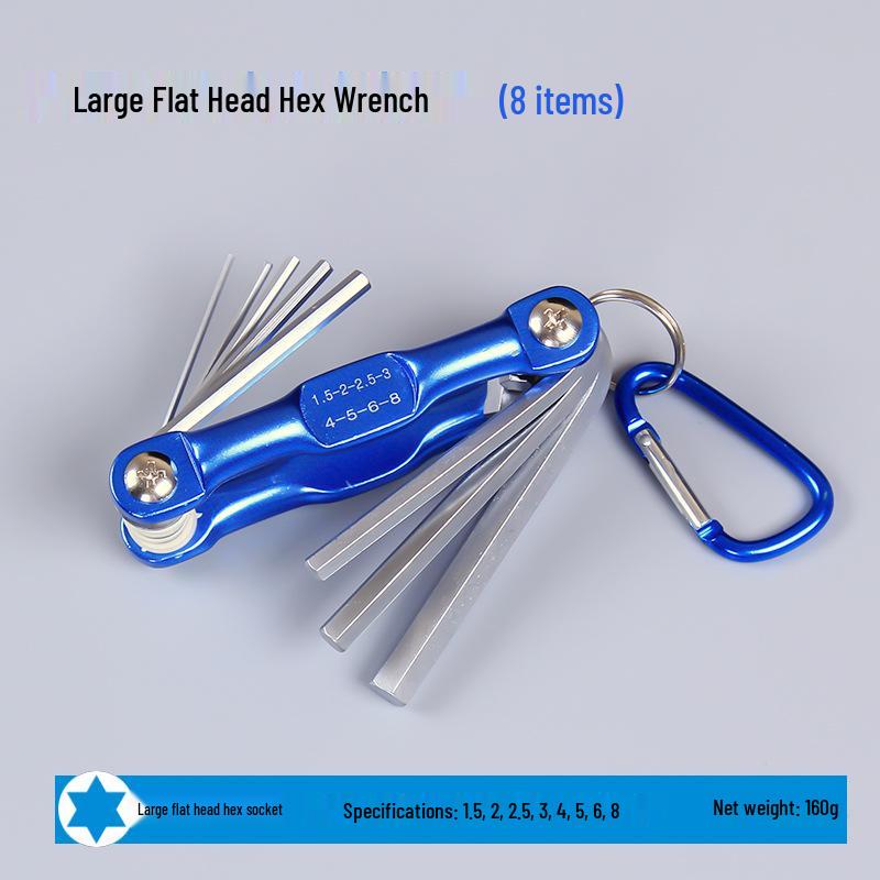 Folding Torx & Hex Socket Wrench Set