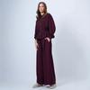 Womens 2026 Fall Casual 2-Piece Set Loose Hoodie Wide-Leg Pants With Drawstring Pure Color Streetwear Outfit