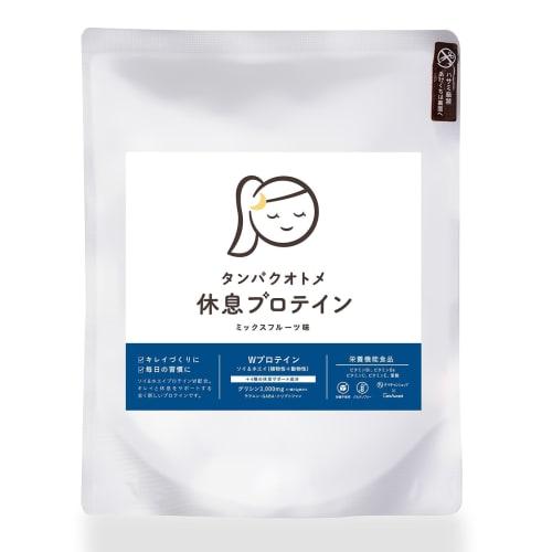 

Tamachan Shop Протеин Otome Rest Protein, вкус ананаса и киви (Вкус «Смешанные фрукты»), 260г, Двойной протеин (Сыворотка и соя), Ночной уход, Поддержка красоты