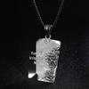 Ethnic Stainless Steel Guan Gong Pendant - Titan Steel Necklace with Retro Dragon Design