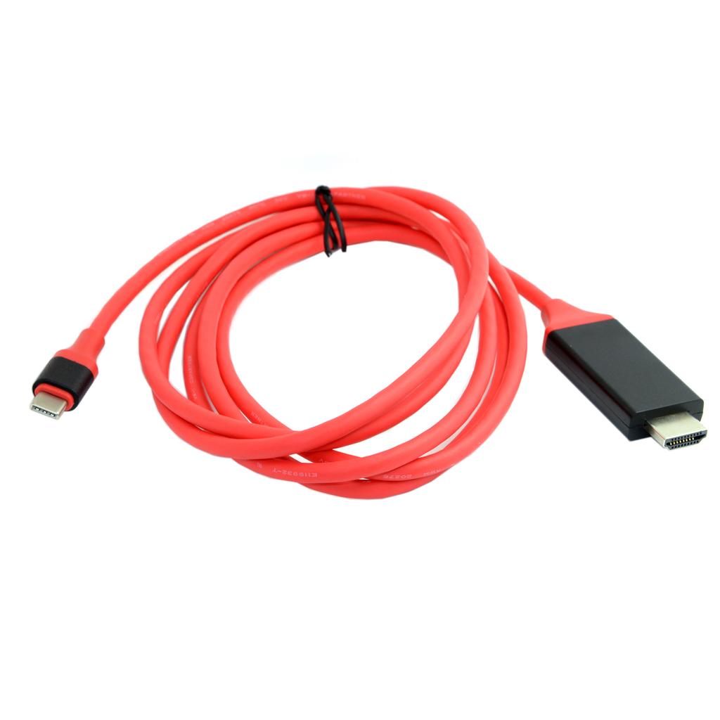 USB C to HDMI USB 3.1 Type C Male to HDMI Male 4K High Speed Cable Adapter for 2017 MacBook ChromeBook Pixel Samsung Galaxy S8