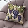 Vintage Grape Vine Watercolor Throw Pillow Covers Pattern Cushion Cover Suitable For Sofa Bedroom Car Pillow Cover