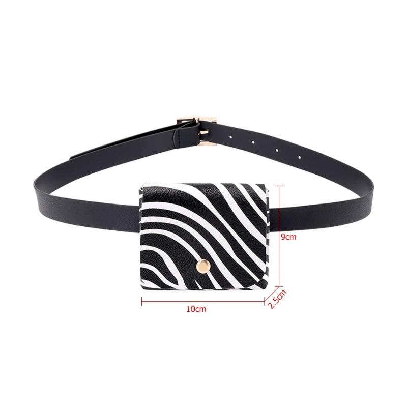 Women Waist Pack Leather Fanny Pack Mini Belt Bag Crossbody Bags Fashion Exquisite Shopping Bag