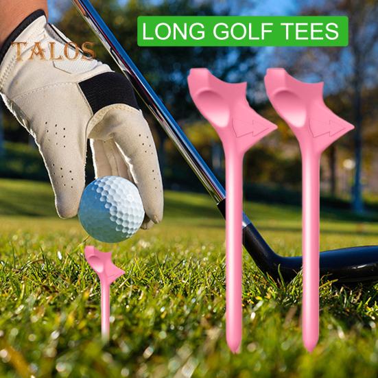 10Pcs Golf Nails Reduce Ball Rotation Friction Durable Plastic Golf Tee Golf Spin Reduction Device Golf Accessories