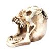 Skull Pen Holder Makeup Brush Holder Skull Pencil Organizer Pot Spooky Goth Decorations Skull Key Holder Trick or Treat Decor