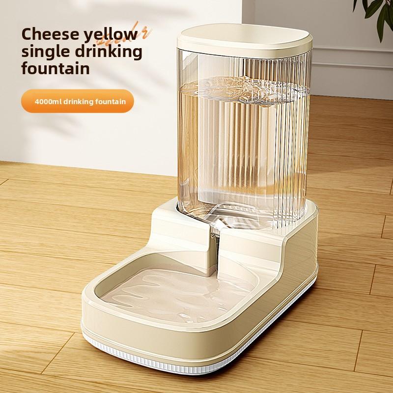 Indoor Simple Large-capacity Dog Bowl, Anti-tipping Pet Automatic Refilling Water Dispenser, Large-sized Dog Feeding Basin