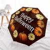 1pc Pumpkin Halloween Automatic Umbrella High Quality Canopy, Portable Folding Umbrella with, Ideal Gift for - Travel, Everyday, Formal Events, Stylis