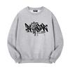 GROOVESTEP Cutie Bear Lettering Oversized Sweatshirt M0280