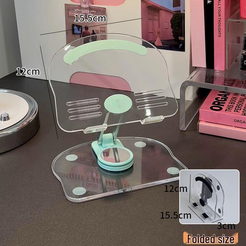 Acrylic Adjustable Desktop Phone and Tablet Stand