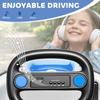 Kids Bumper Car with 360-Degree Rotation, 6V Electric Ride On Car with Music and Horn for 3-8 Years Old, Blue