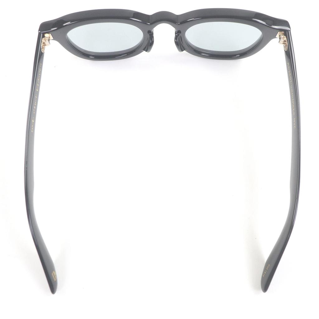 Excellent MOSCOT sunglasses DAHVEN Eyewear Black Blue Lens mens Used