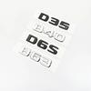 CXAFM1 Silver Black Letters 550G 4X4 850 550 D35 B40 D6S B63 Emblem for Mercedes Benz Brabus G Car Trunk Rear W463 W464 Logo Sticker