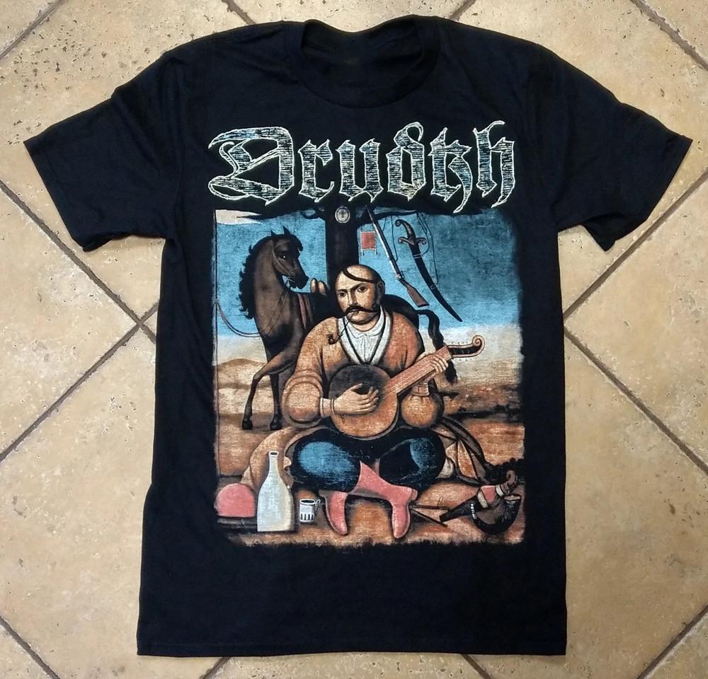 New Popular Drudkh Band Black TShirt Cotton Full Size S5XL QT1132 Unisex T-Shirt XXXXL