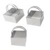 5 Pcs   Cutters Set with Handle Stainless Steel   Mould for Baking Cooking Alentine Day