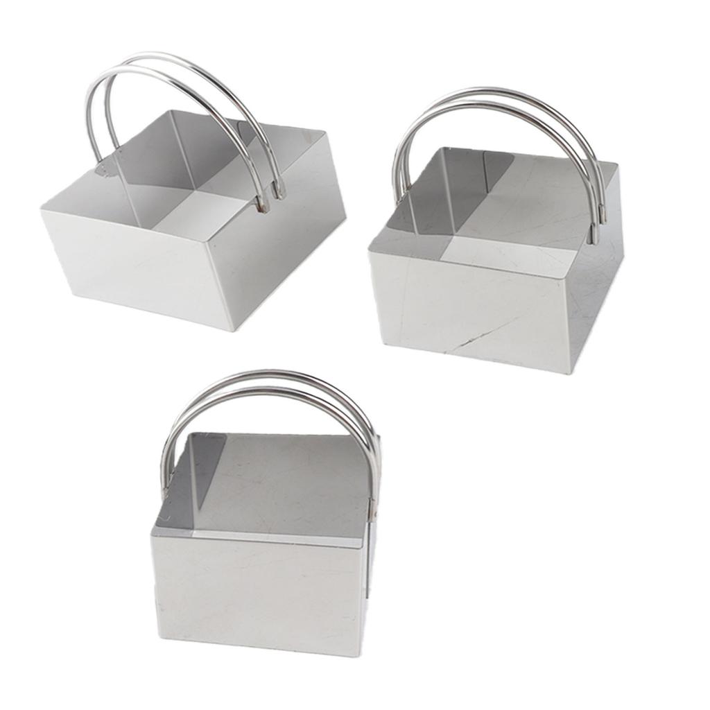 5 Pcs Cutters Set with Handle Stainless Steel Mould for Baking Cooking Alentine Day