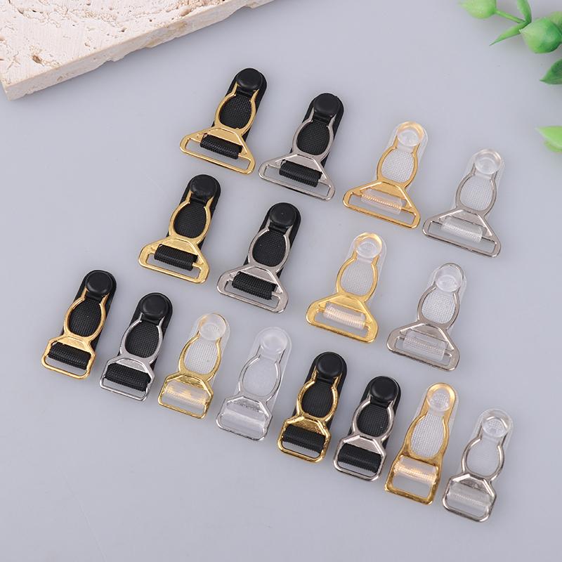 10Pcs 10/12/15/18Mm Metal Adjust Buckle For Corset Leg Garter Belt Clip Hook Suspender Ends Buckles Hosiery Stocking Grips