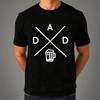 Mens T-Shirt, Fathers Day Gift For Dad Beer Mug Birthday Gift Novelty Tee