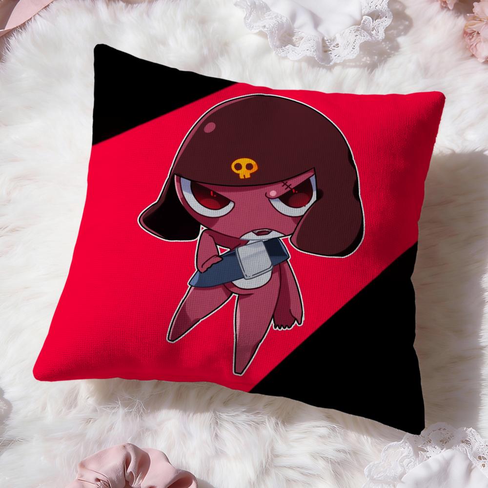 K-Keroro Sergente. Copricuscino FrogS Comfort Premium Copricuscino Reversibile - Design Due in Uno per Qualsiasi Stanza e Interno Auto