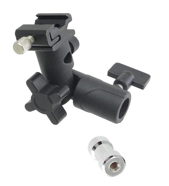 Universal E Type Flash Bracket Hot Shoe Speedlight Stand Umbrella Light Holder