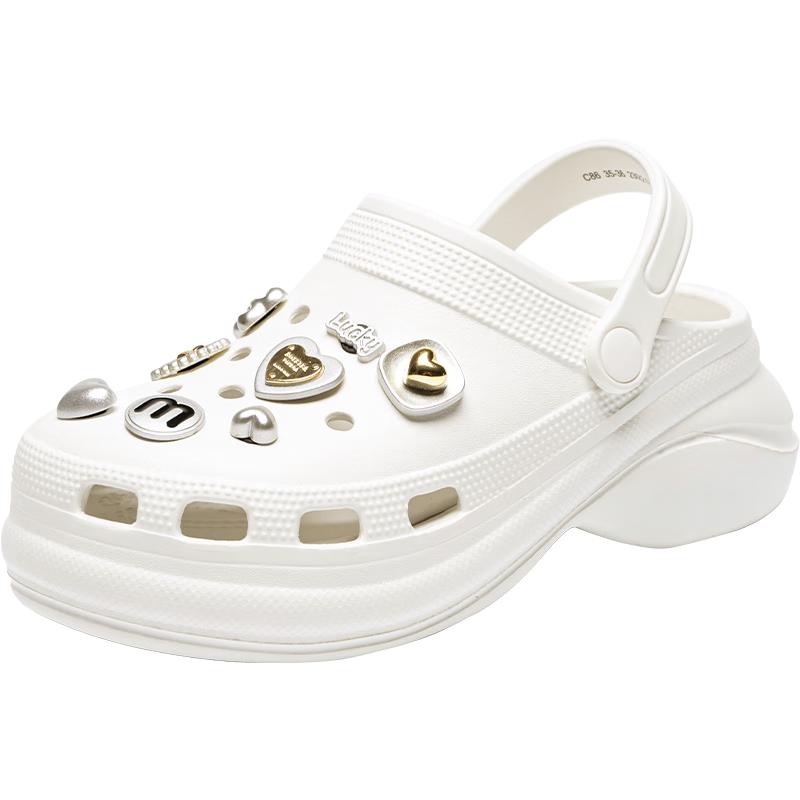 ZHR Women s C86 Cushioned Summer Beach Clogs 37-38