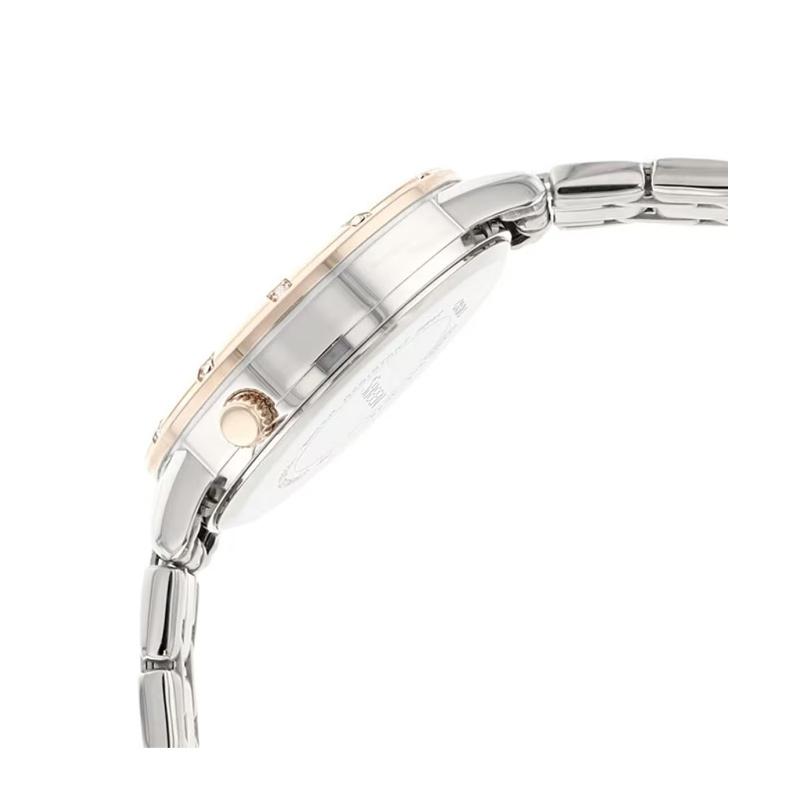Casio CASIOSHEEN series 50 waterproof depth quartz movement stainless steel strap Japanese and Korean watch 40.9mm women's watch silver SHE-3046SGP-7A