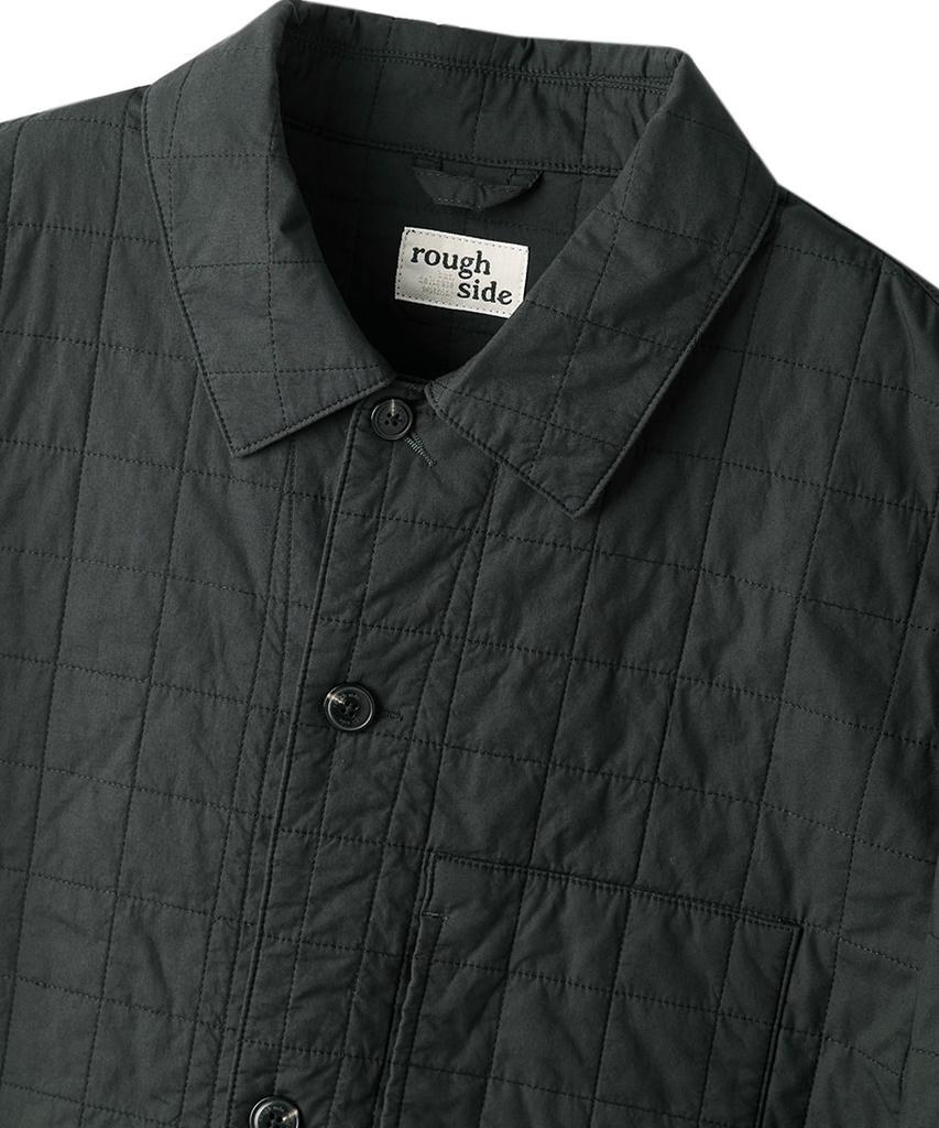 Roughside Quilted Comfort Jacket Ash Black
