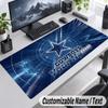 Custom Name Text Mouse Pad Dallas Cowboys Personalized Desk Pad For Work And Gaming