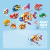 Funny Joy Insect Animals Figures Set Mini Building Blocks Toy Assembly 3D Constructor Micro Bricks For Kids Boys Present Plaything