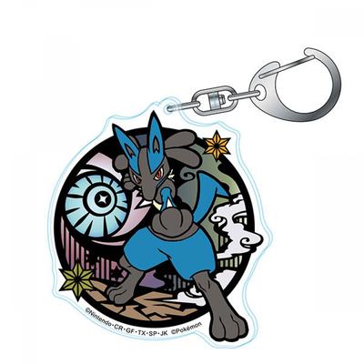 Pokemon Pokemon Série Kirie Chaveiro Acrílico Lucario Relançamento
